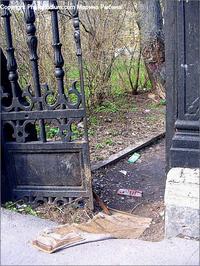 Park Bench, Bench, Tomb, Flagstone, Crypt, Furniture