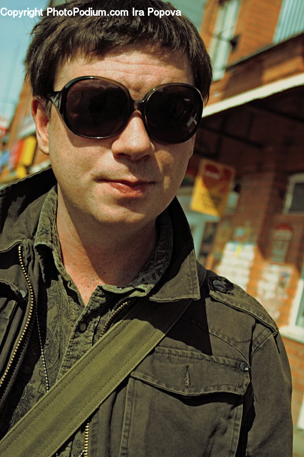 People, Person, Human, Glasses, Goggles, Sunglasses, Coat
