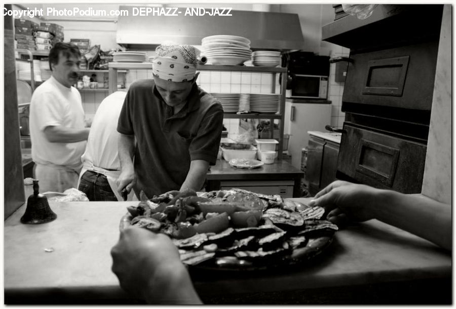 People, Person, Human, Bowl, Appliance, Oven, Food