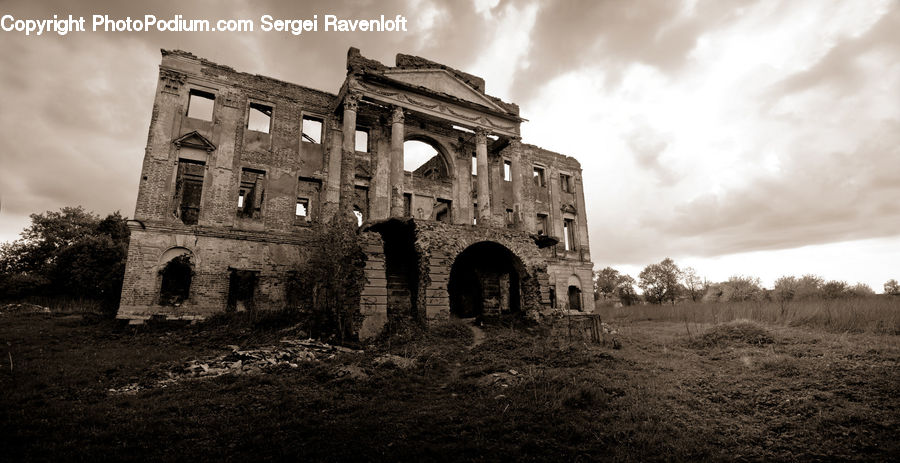 Ruins, Tomb, Architecture, Castle, Fort, Mansion, Rubble