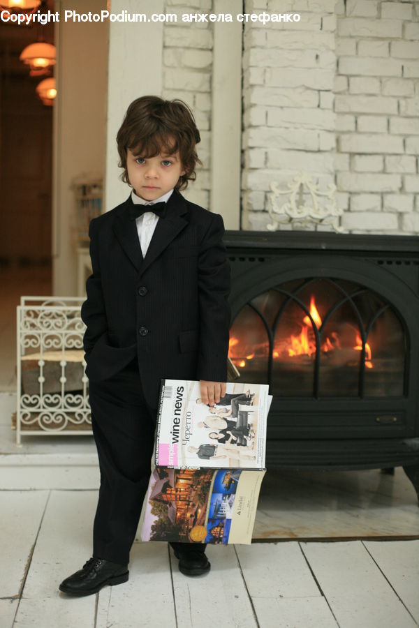 Human, People, Person, Fireplace, Hearth, Clothing, Overcoat
