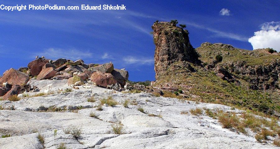 Rock, Cliff, Outdoors, Crest, Mountain, Peak, Coast