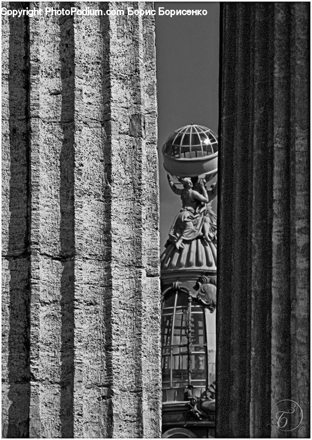 Column, Pillar, Curtain, Home Decor, Art, Sculpture, Statue