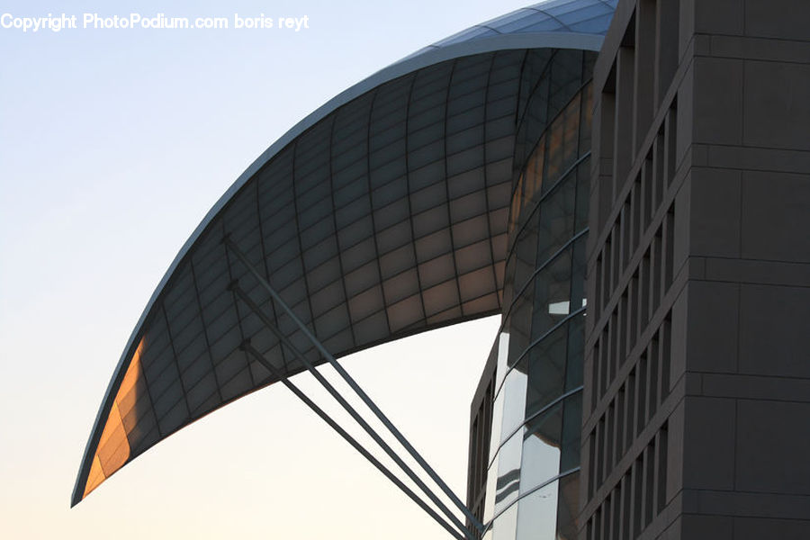 Building, Office Building, Adventure, Flight, Gliding, City, Downtown
