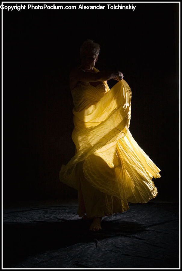 Dance, Dance Pose, Flamenco, Music, Performer, Robe, Costume