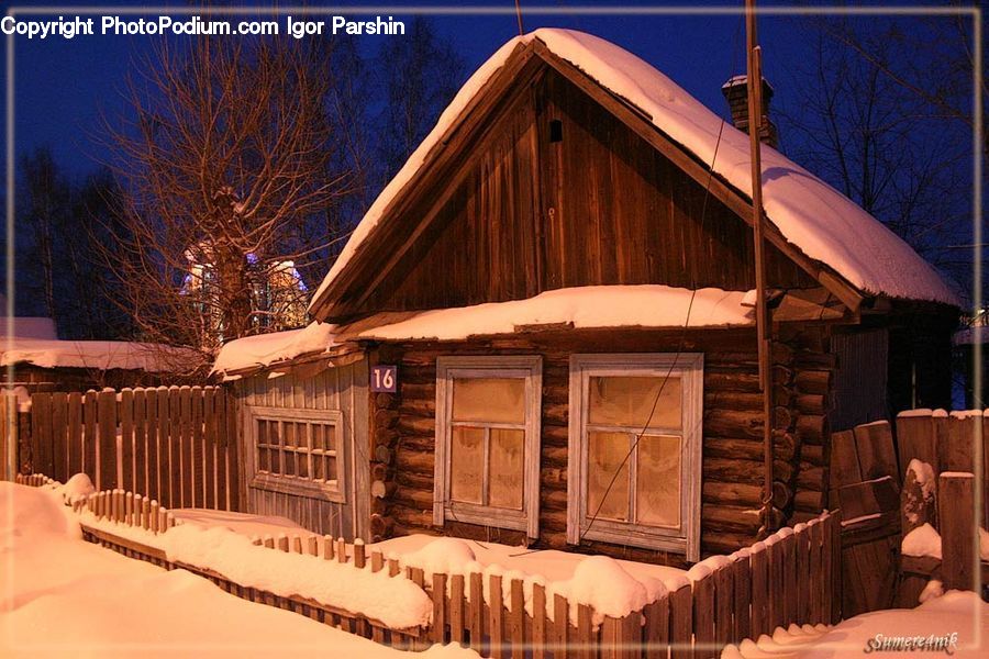 Couch, Furniture, Ice, Outdoors, Snow, Building, Hut