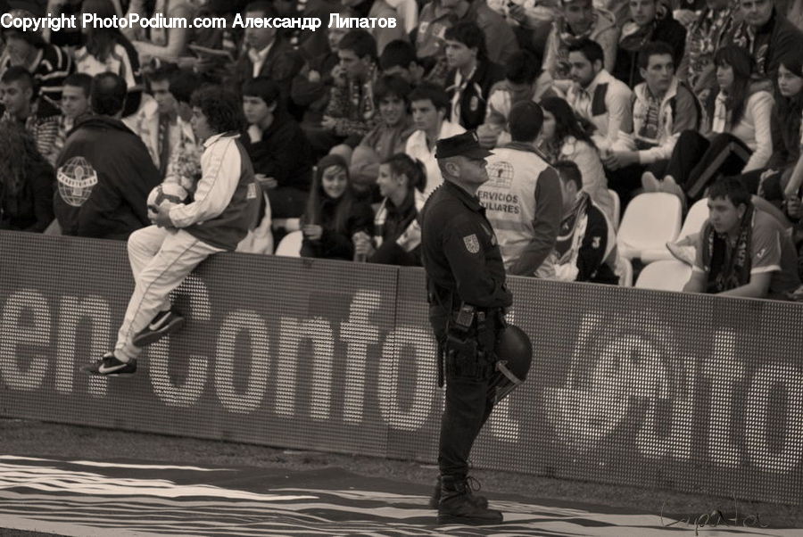 People, Person, Human, Officer, Police, Crowd, Audience