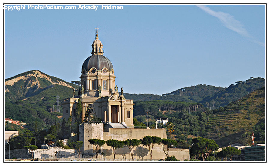Architecture, Bell Tower, Clock Tower, Tower, Dome, Housing, Monastery