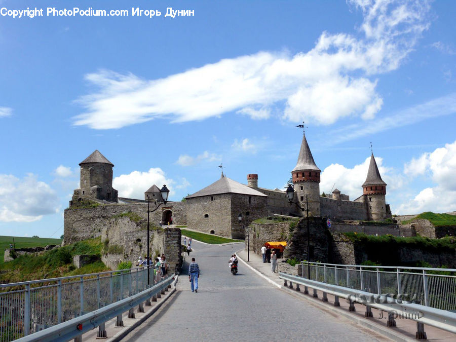 Boardwalk, Path, Pavement, Sidewalk, Walkway, Architecture, Castle