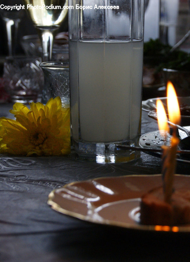 Alcohol, Beer, Beer Glass, Beverage, Glass, Candle, Chocolate