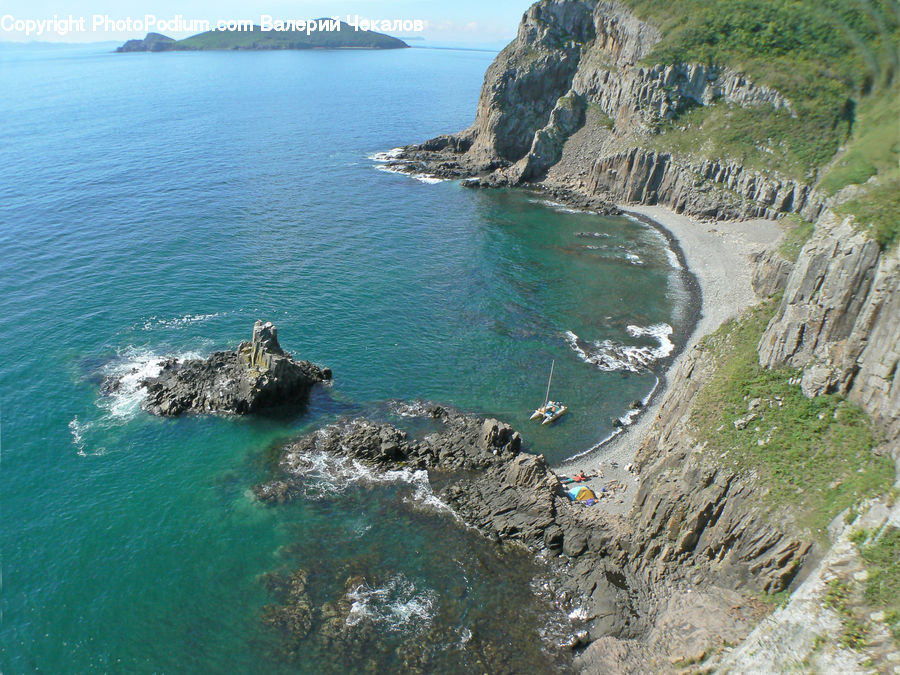 Cliff, Outdoors, Promontory, Coast, Sea, Water, Ocean