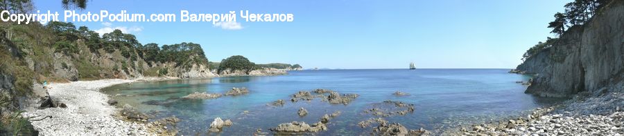 Coast, Cove, Outdoors, Sea, Water, Beach, Rock
