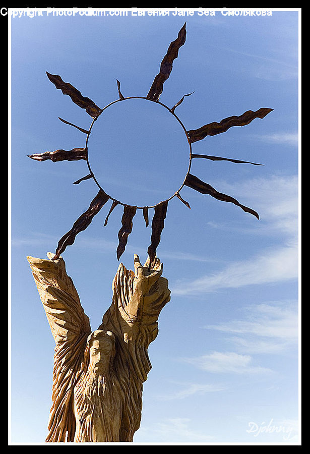 Spear, Stick, Weapon, Antler, Lamp Post, Pole, Art