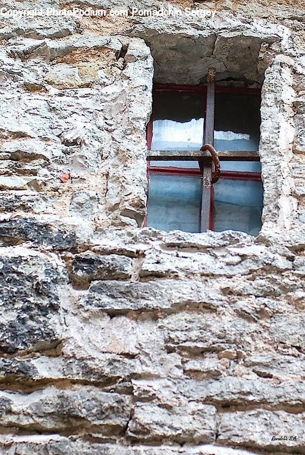 Fence, Wall, Architecture, Housing, Monastery, Hole, Arch