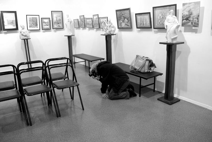 Chair, Furniture, People, Person, Human, Table, Tabletop