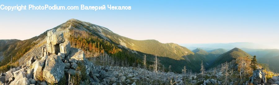 Crest, Mountain, Outdoors, Peak, Mountain Range, Rock, Rubble