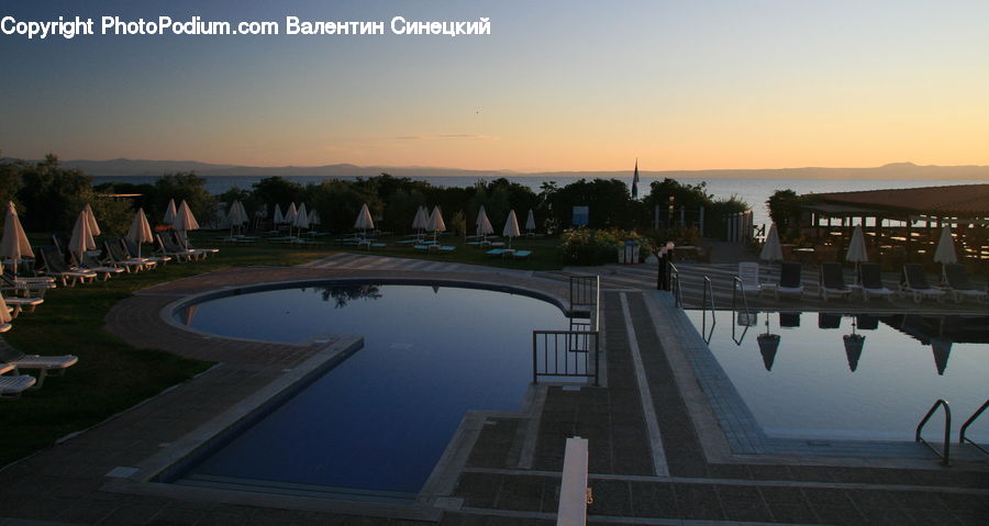Boardwalk, Deck, Path, Sidewalk, Walkway, Pool, Resort