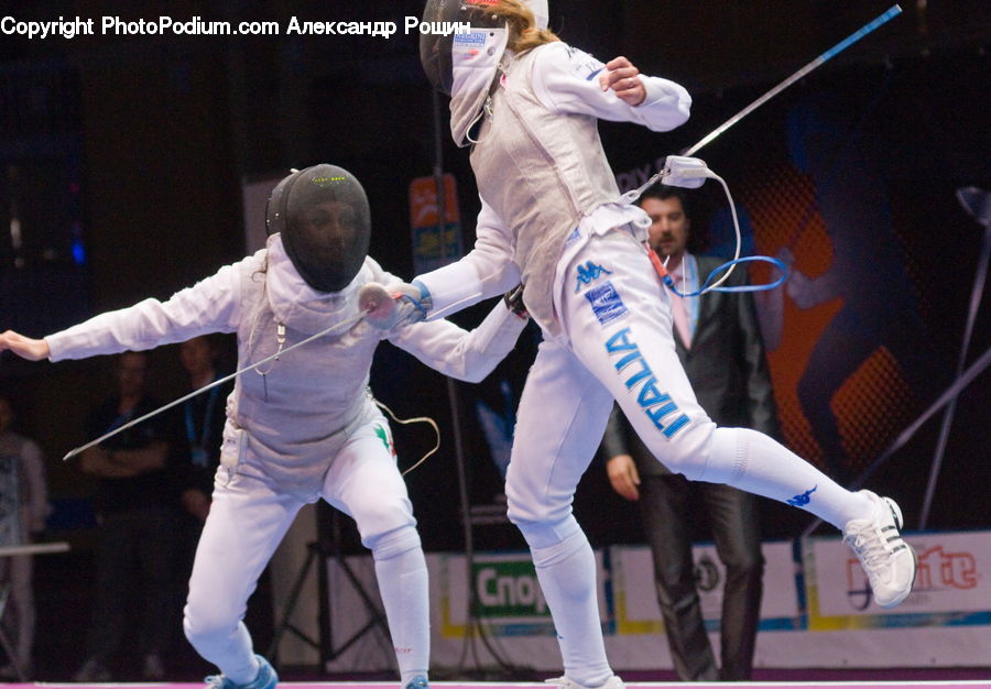 Human, People, Person, Fencing