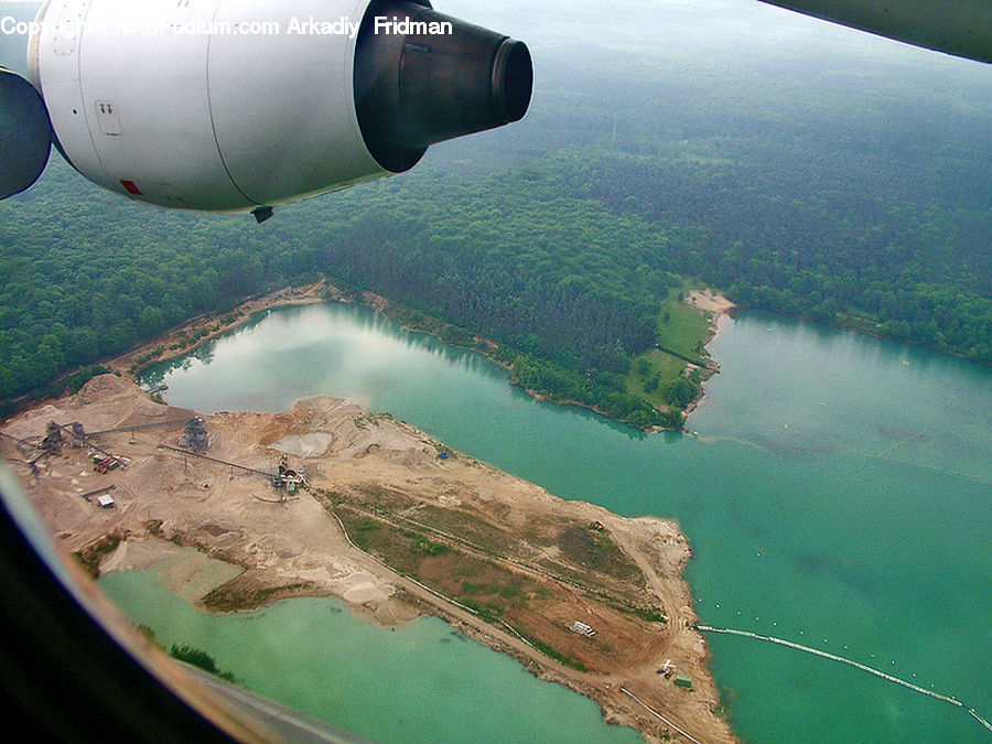 Aerial View, Coast, Island, Land, Sea, Peninsula, Electronics