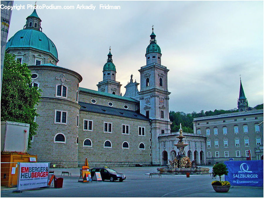 Architecture, Cathedral, Church, Worship, Downtown, Plaza, Town Square