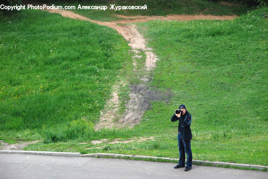 Human, People, Person, Photographer, Dirt Road, Gravel, Road