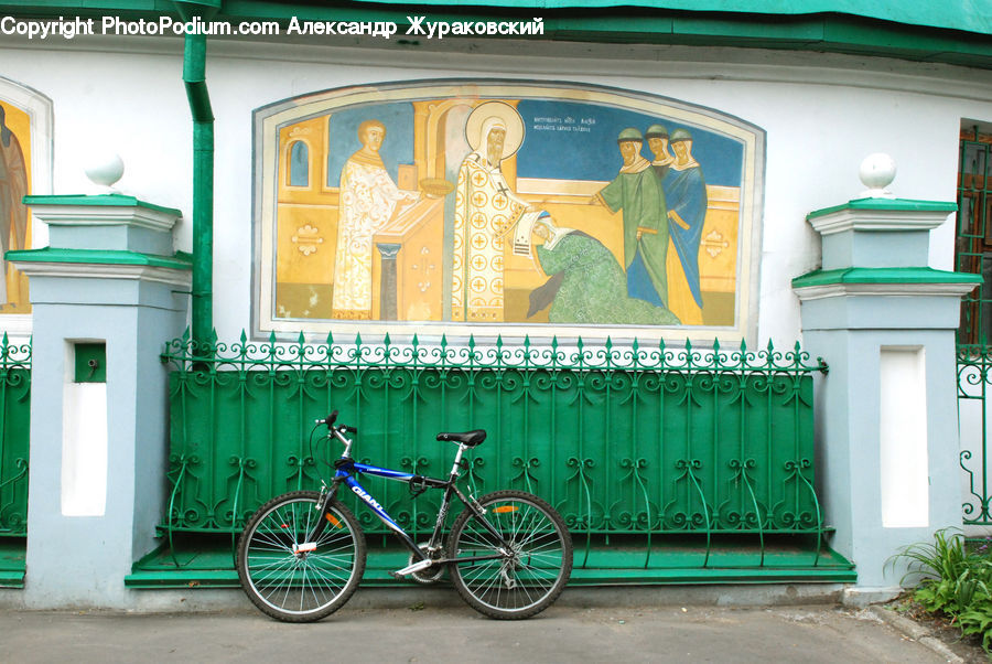 Plant, Potted Plant, Bicycle, Bike, Vehicle, People, Person