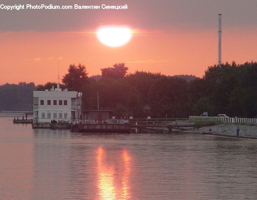 Flood, Dawn, Dusk, Sky, Sunrise, Sunset, Beacon
