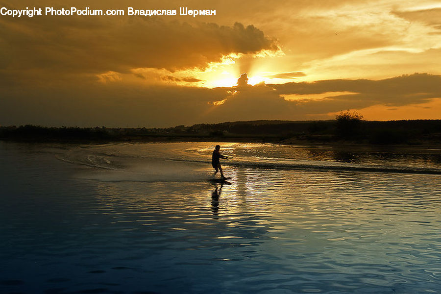 Outdoors, Sea, Water, Dusk, Sky, Sunlight, Sunrise