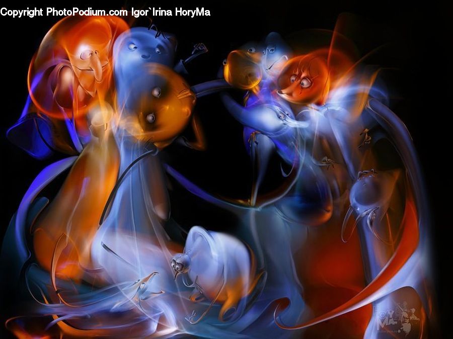 Fractal, Light, Plasma, Figurine, Toy, Art