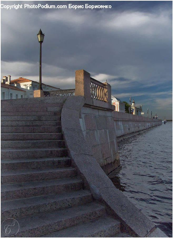 Coast, Outdoors, Sea, Water, Boardwalk, Deck, Path