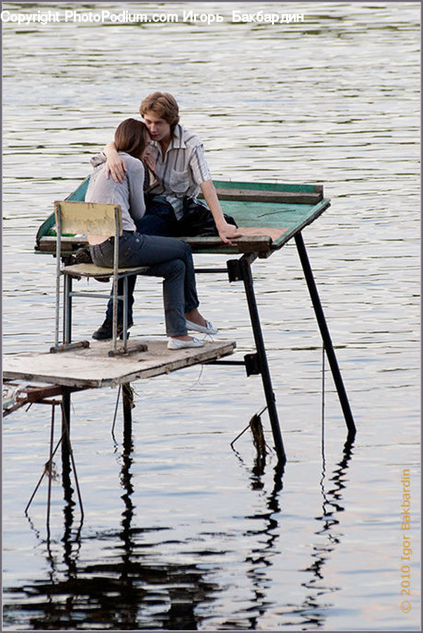 People, Person, Human, Bench, Leisure Activities, Dock, Landing