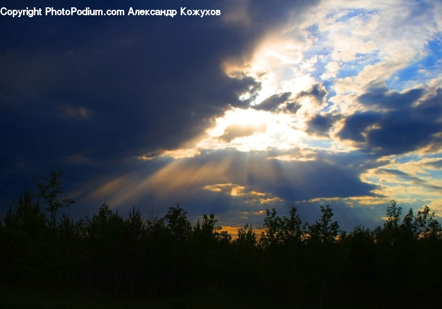 Azure Sky, Cloud, Outdoors, Sky, Flare, Light, Sunlight