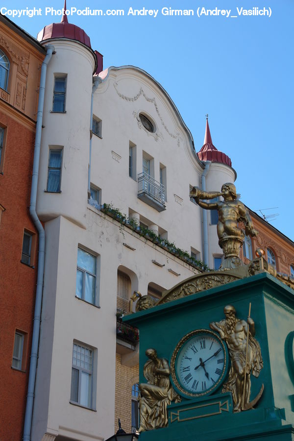 Architecture, Bell Tower, Clock Tower, Tower, Art, Sculpture, Statue