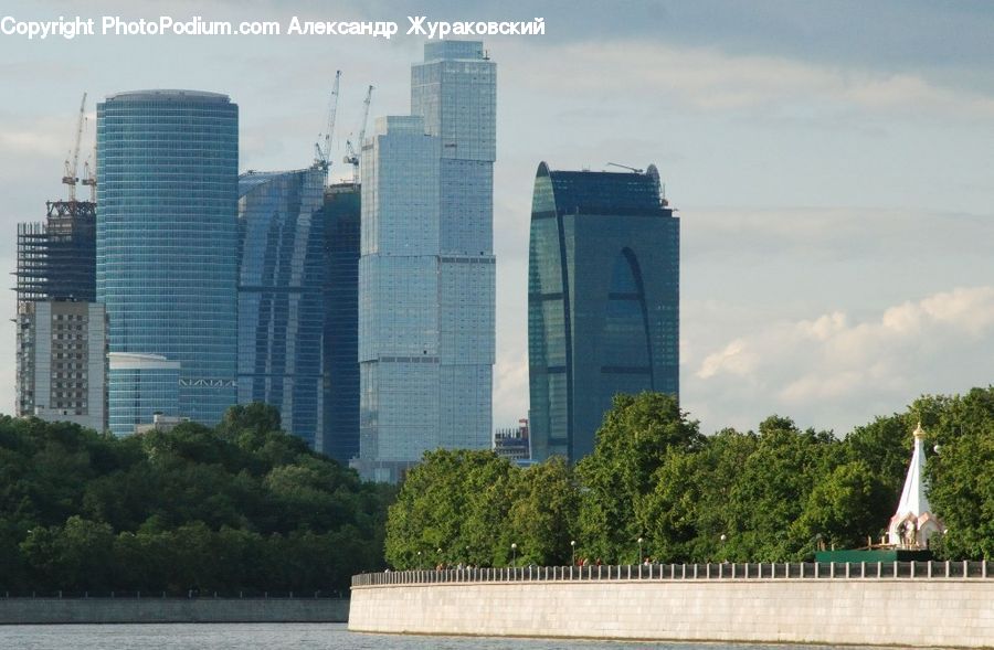 Architecture, City, Downtown, High Rise, Skyscraper, Building, Housing