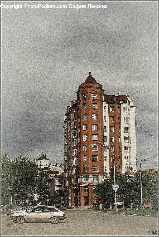 Apartment Building, Building, High Rise, Housing, City, Downtown, Urban