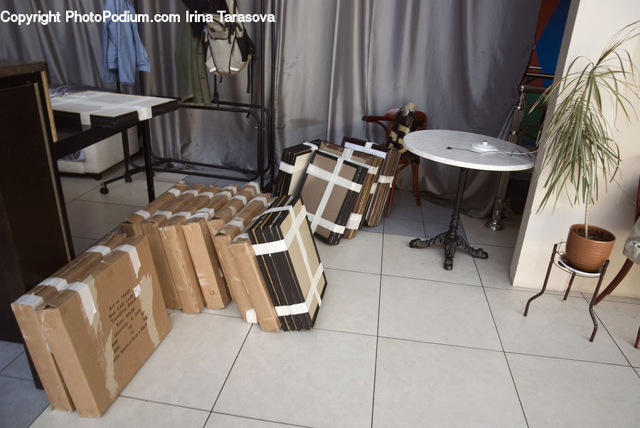 Package Delivery, Plant, Potted Plant, Chair, Furniture, Coat Rack, Plywood
