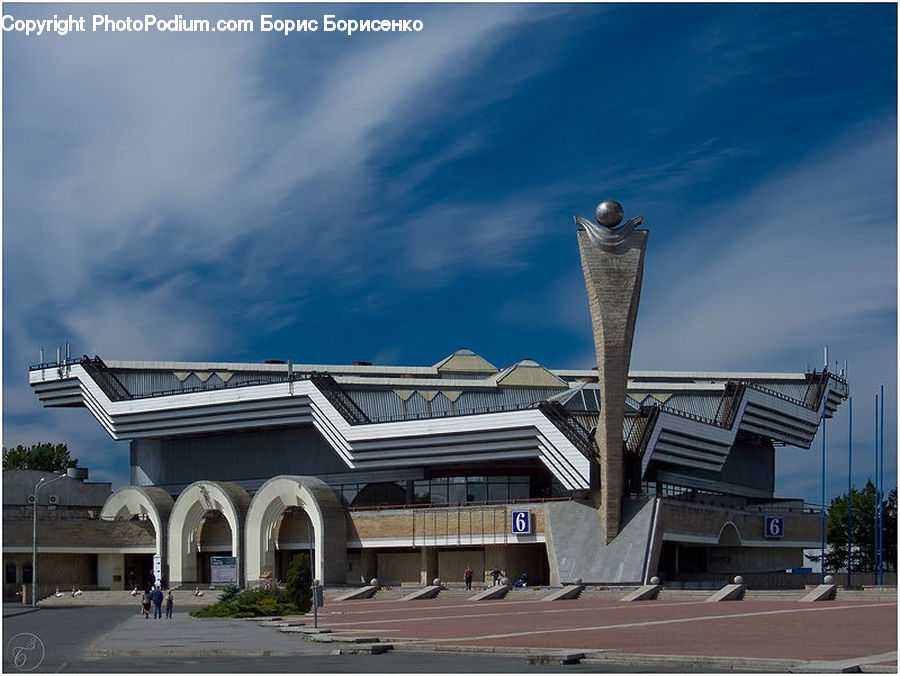 Architecture, Convention Center, Tower, Art, Sculpture, Statue, Control Tower
