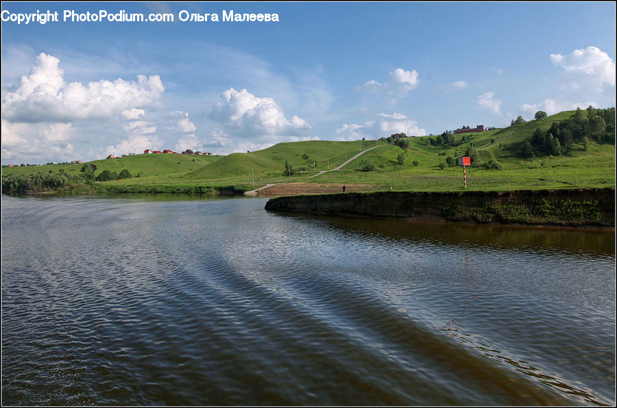 Countryside, Hill, Outdoors, Coast, Sea, Water, Landscape