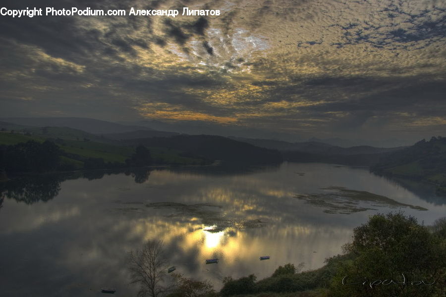 Dawn, Dusk, Sky, Sunrise, Sunset, Azure Sky, Cloud