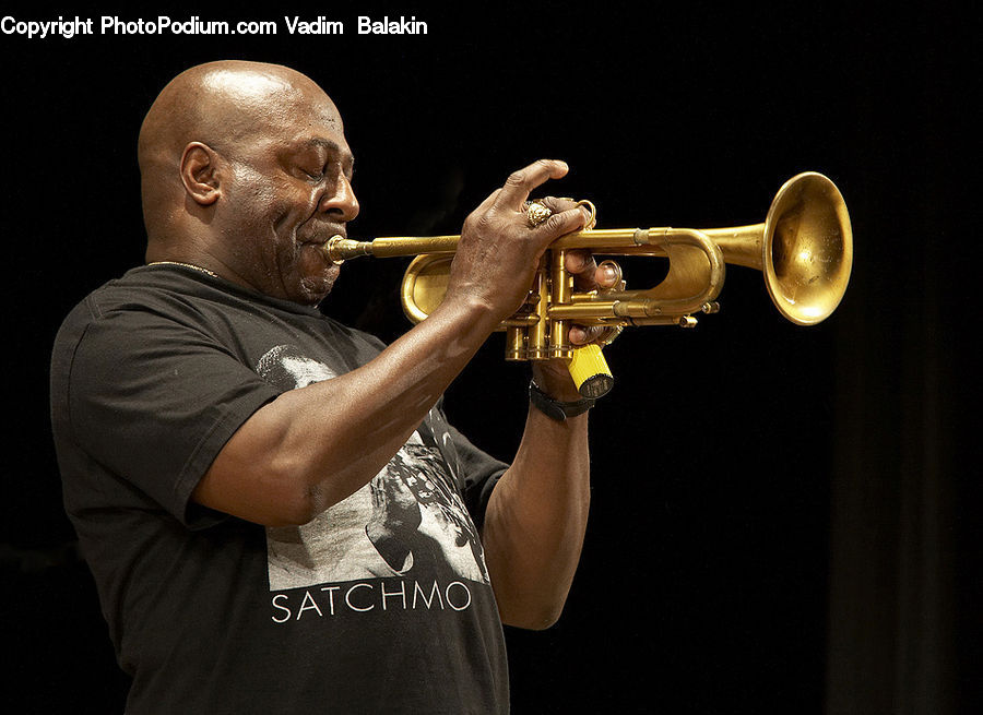 People, Person, Human, Brass Section, Flugelhorn, Horn, Musical Instrument