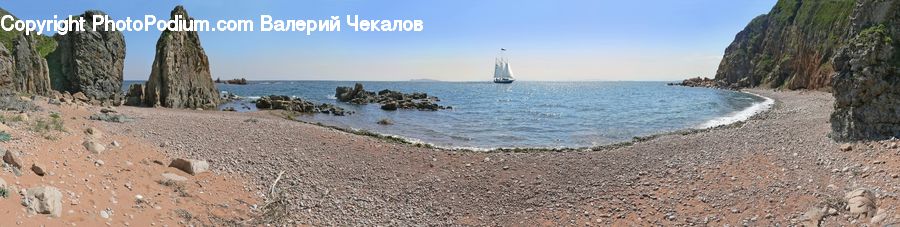 Coast, Outdoors, Sea, Water, Beach, River, Rock