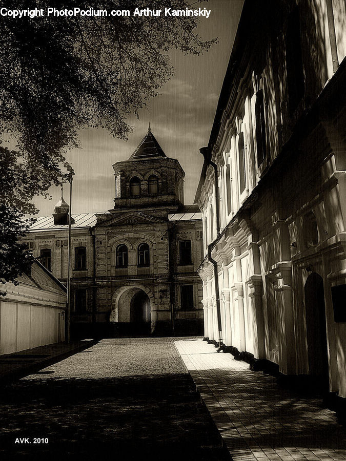 Alley, Alleyway, Road, Street, Town, Architecture, Cathedral