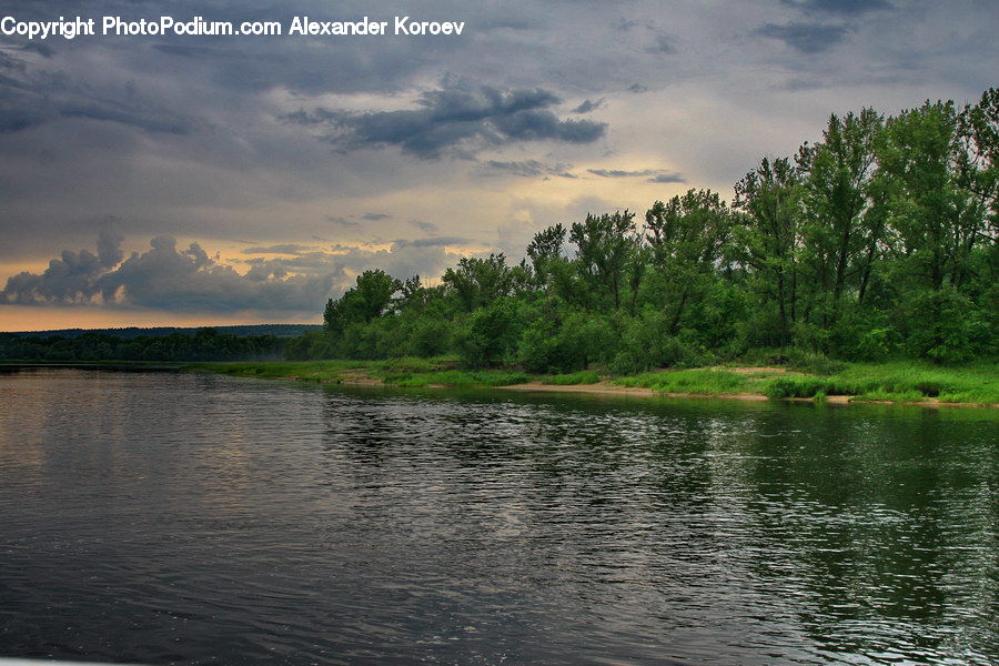 Lake, Outdoors, Water, Cloud, Cumulus, Sky, Landscape