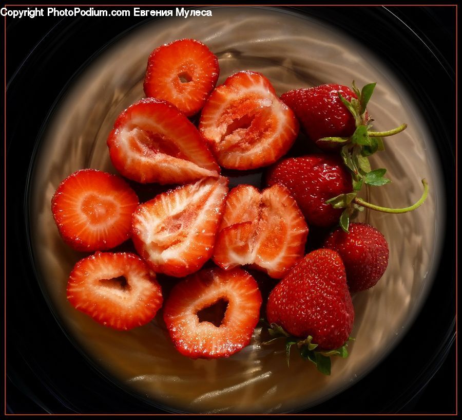 Fruit, Strawberry, Dessert, Food