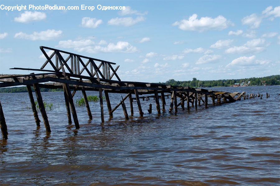 Dock, Pier, Bridge, Boardwalk, Deck, Path, Sidewalk