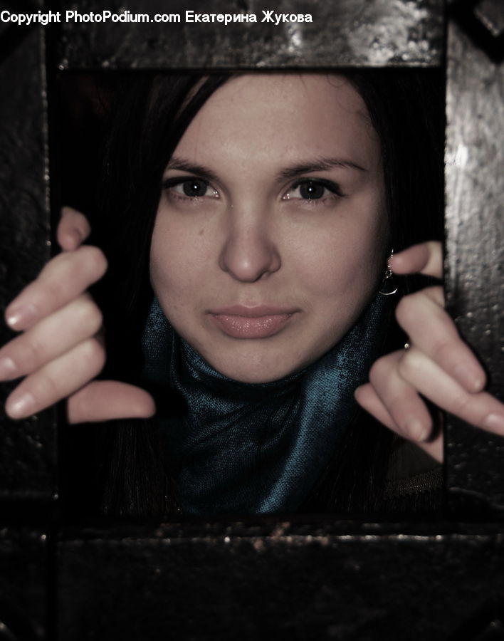 People, Person, Human, Female, Portrait, Finger