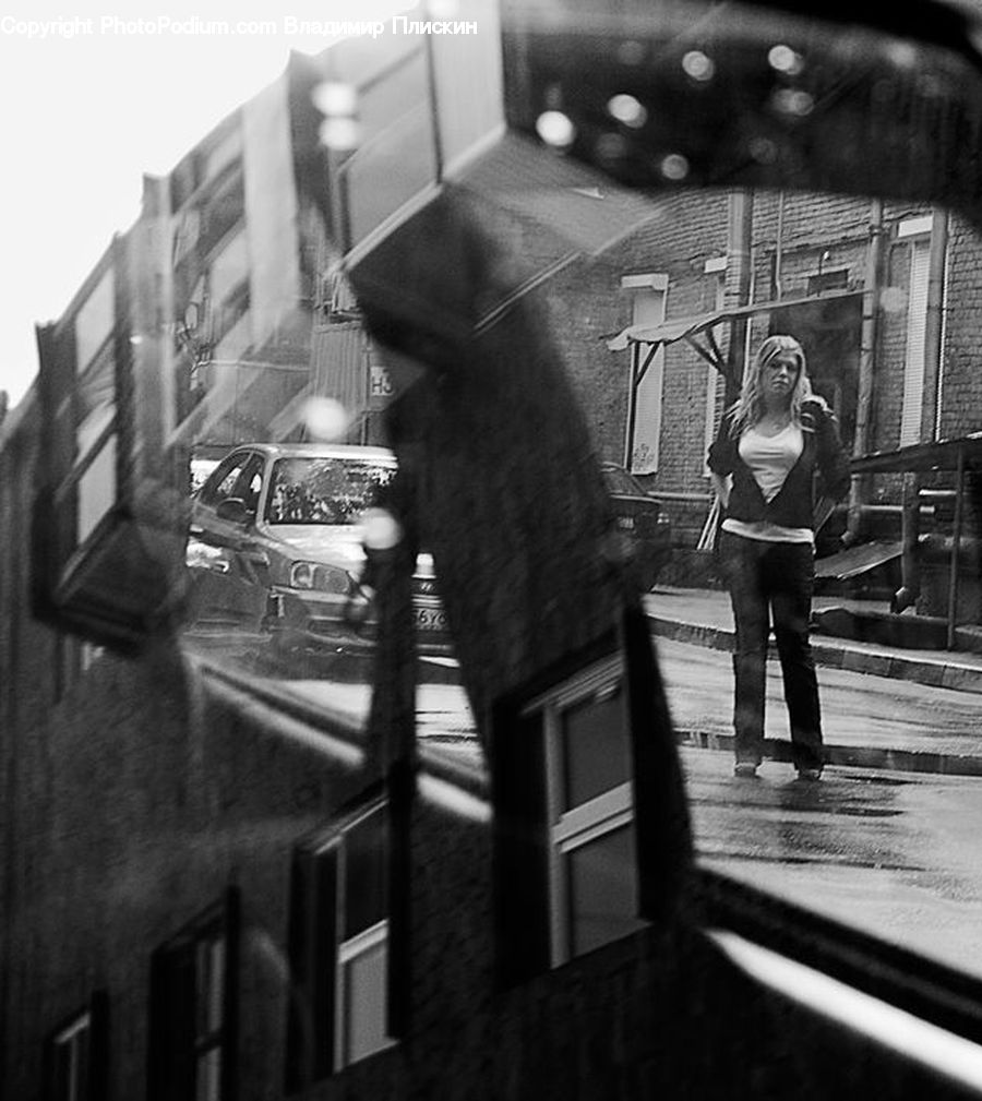 Human, People, Person, Automobile, Car, Vehicle, Alley