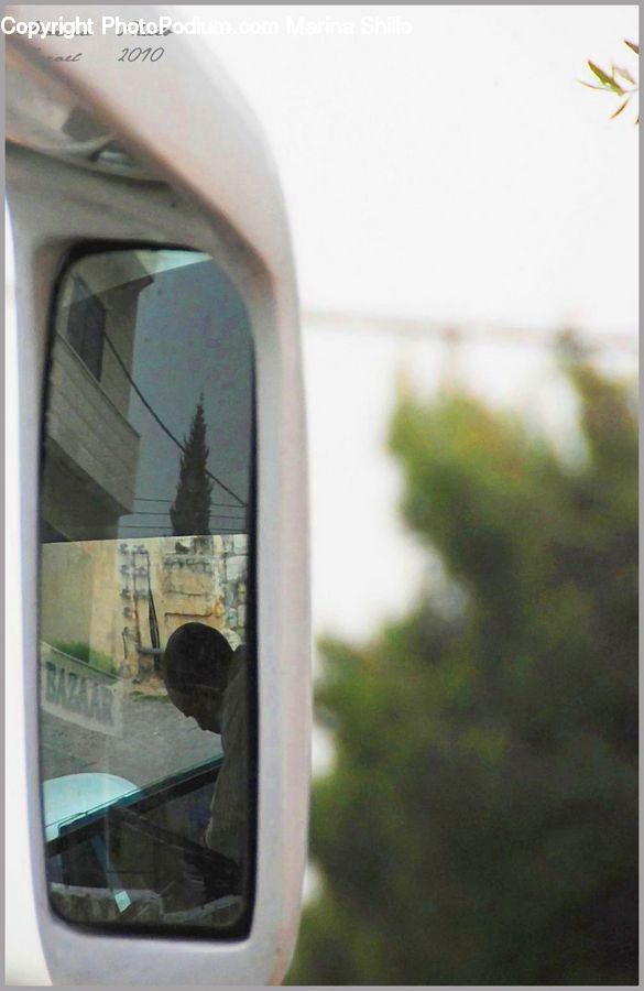 Car Mirror, Mirror, Sink, Bowl