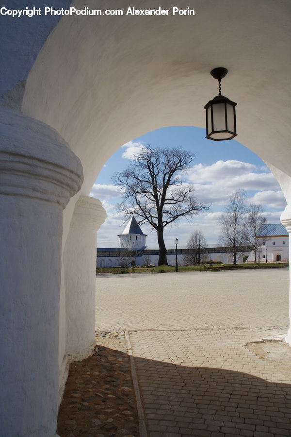 Light Fixture, Building, Housing, Villa, Architecture, Bell Tower, Clock Tower