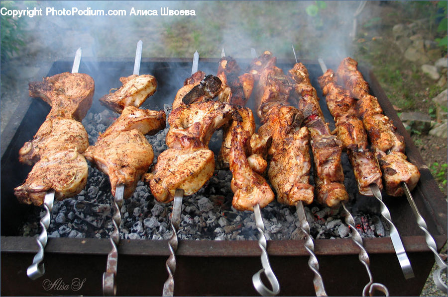 Bbq, Food, Rock